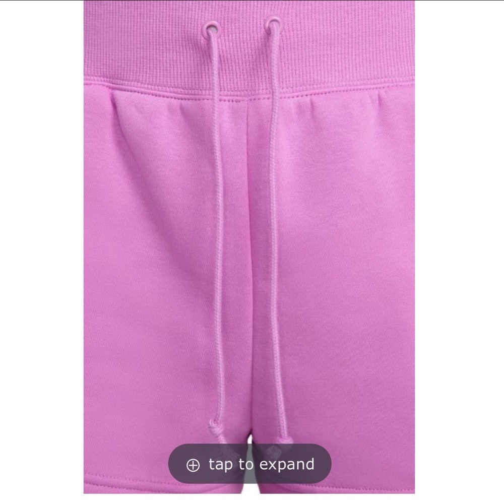 SPORTSWEARS PHOENINX FLEECE HIGH WAISTED LOOSE SHORTS. - Picture 6 of 7